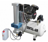 Dental Air 3/24/57 - безмасляный воздушный компрессор на 3 установки с плоским ресивером и осушителем | Werther Int. (Италия)